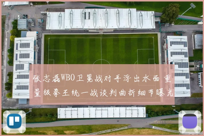 张志磊WBO卫冕战对手浮出水面 重量级拳王统一战谈判曲折细节曝光
